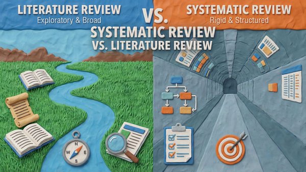 Systematic Review versus Literature Review: Understanding the Key Differences